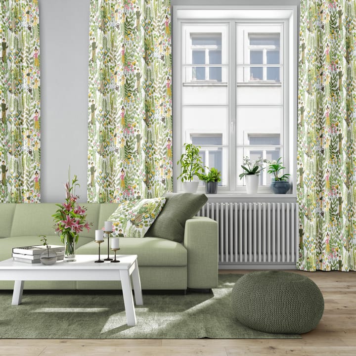 Poszewka na poduszkę z ogrodowym motywem 47x47 cm - Zielony - Arvidssons Textil