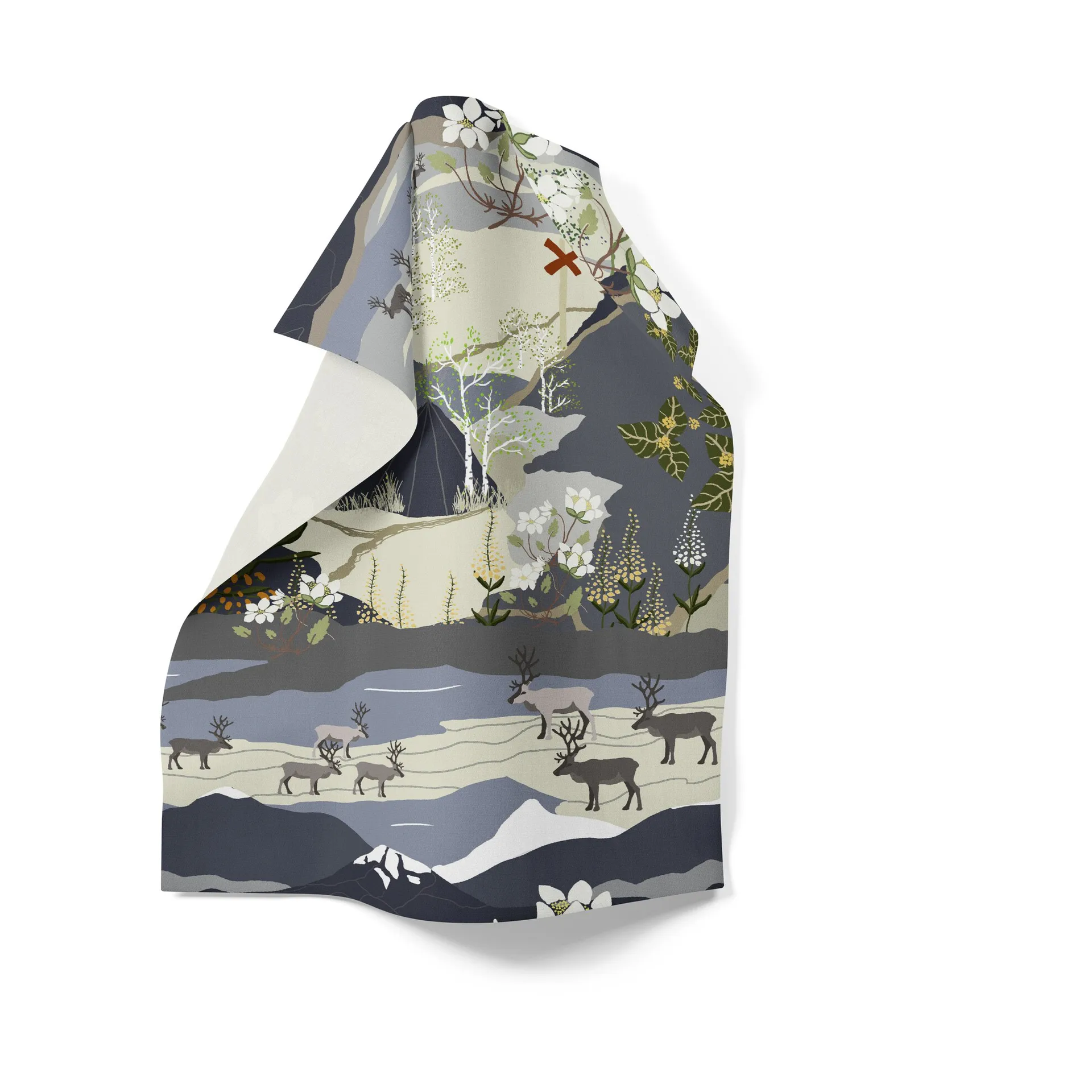 Ścierka kuchenna Fjällvandring 46x70 cm, Niebieski Arvidssons Textil