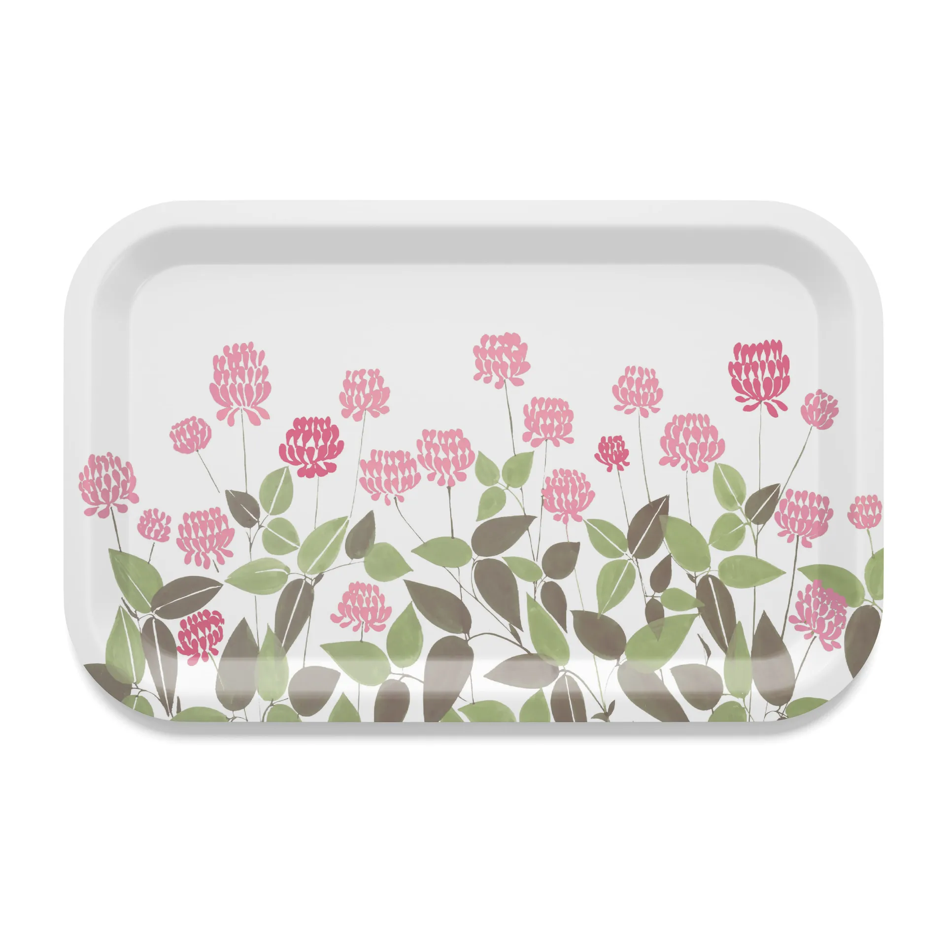 Taca Ängsmark 20x27 cm, Zielony-różowy Arvidssons Textil