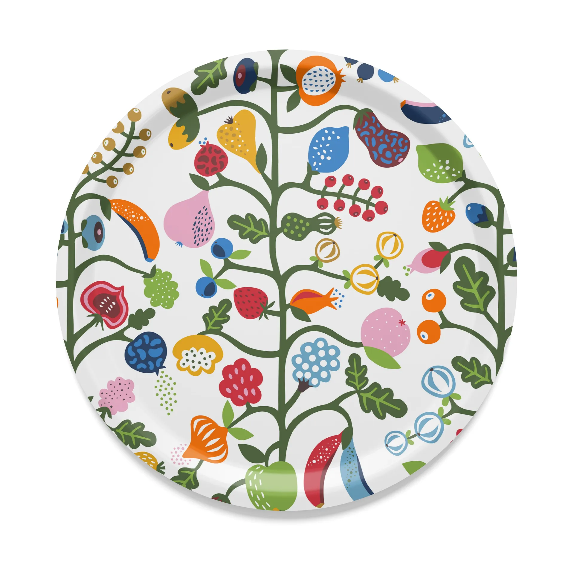 Taca Fruktträdgården Ø31 cm, Multi Arvidssons Textil