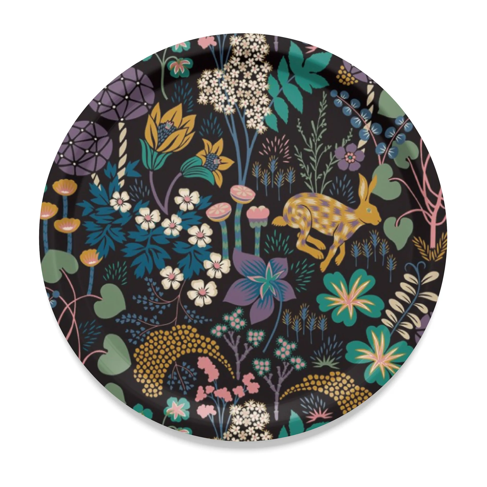 Taca Lyckeflykt Ø38 cm, Czarny Arvidssons Textil