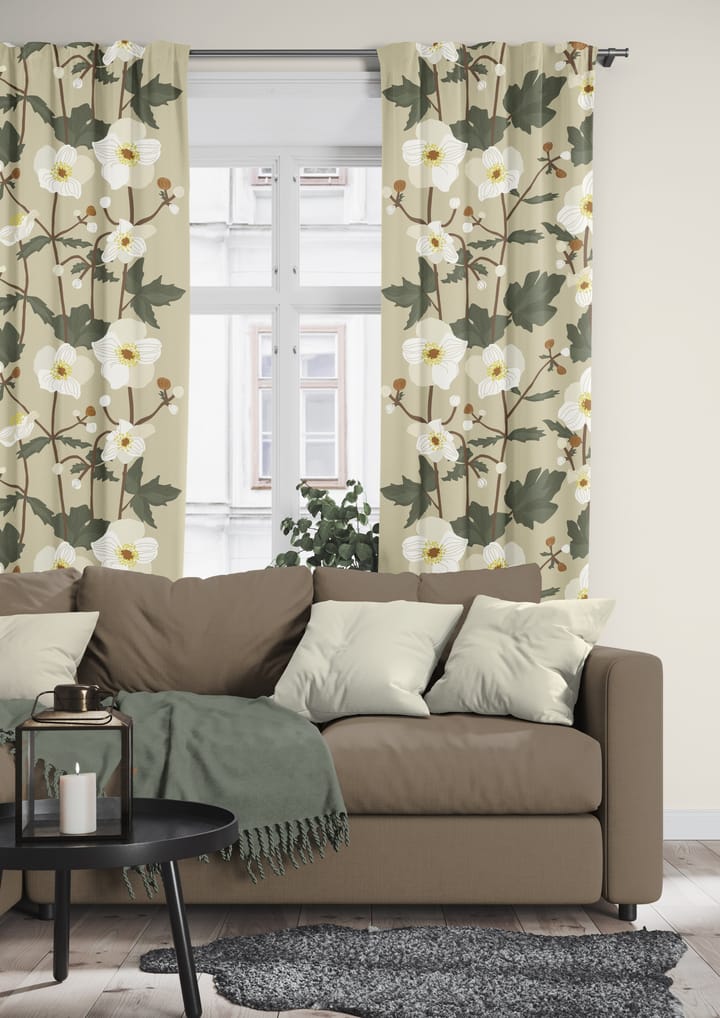 Tkanina Anemon, Beżowa Arvidssons Textil