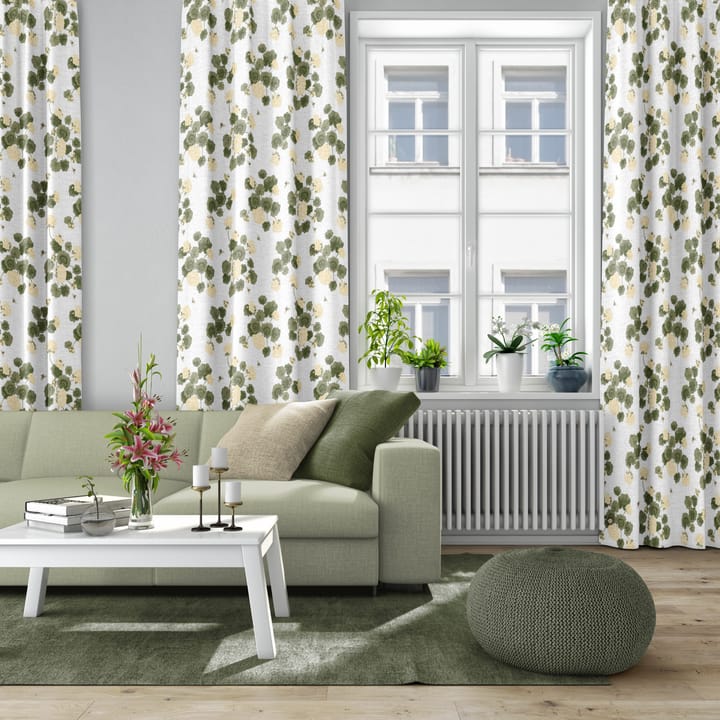 Tkanina Astrid - Żółto-zielony - Arvidssons Textil