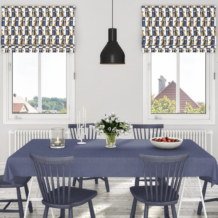 Tkanina Buster , Niebiesko-beżowy Arvidssons Textil