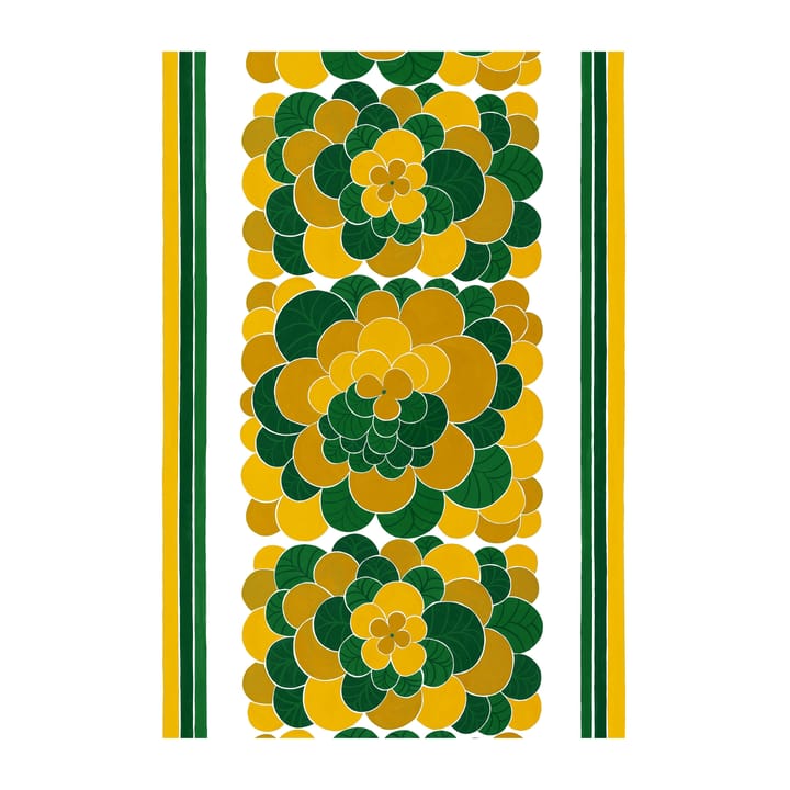 Tkanina Cirrus - Żółty-zielony - Arvidssons Textil