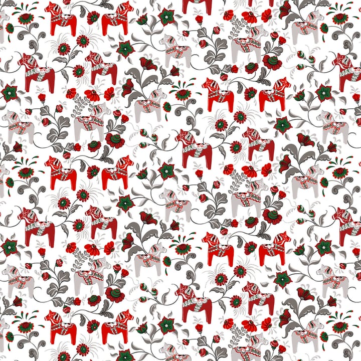 Tkanina Dala Horse - czerwone wino - Arvidssons Textil
