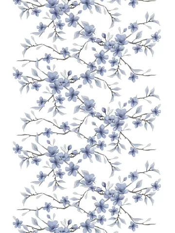 Tkanina Fägring - Niebieski - Arvidssons Textil