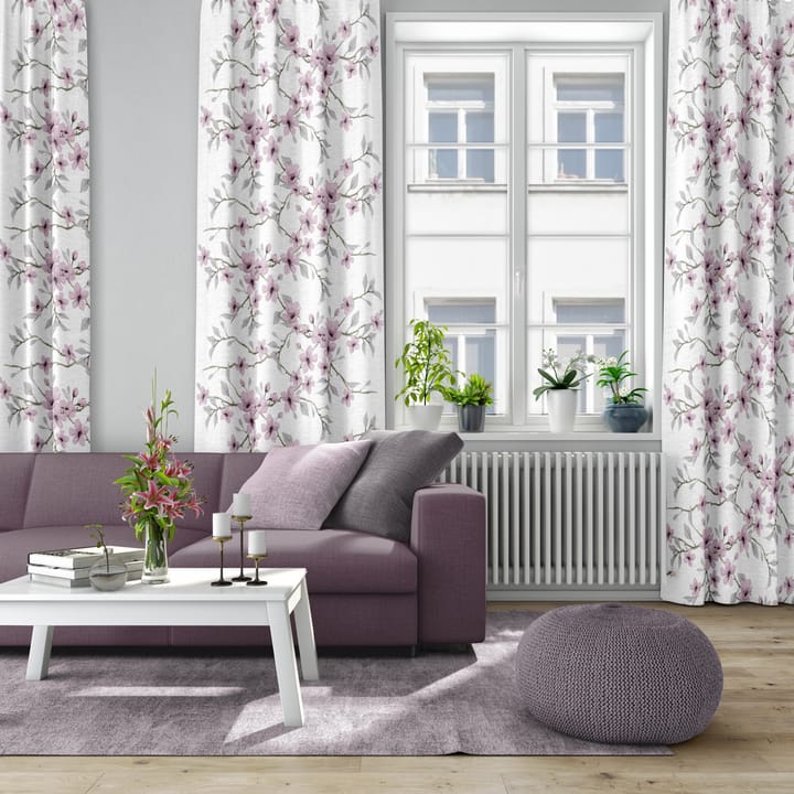 Tkanina Fägring - Różowy - Arvidssons Textil