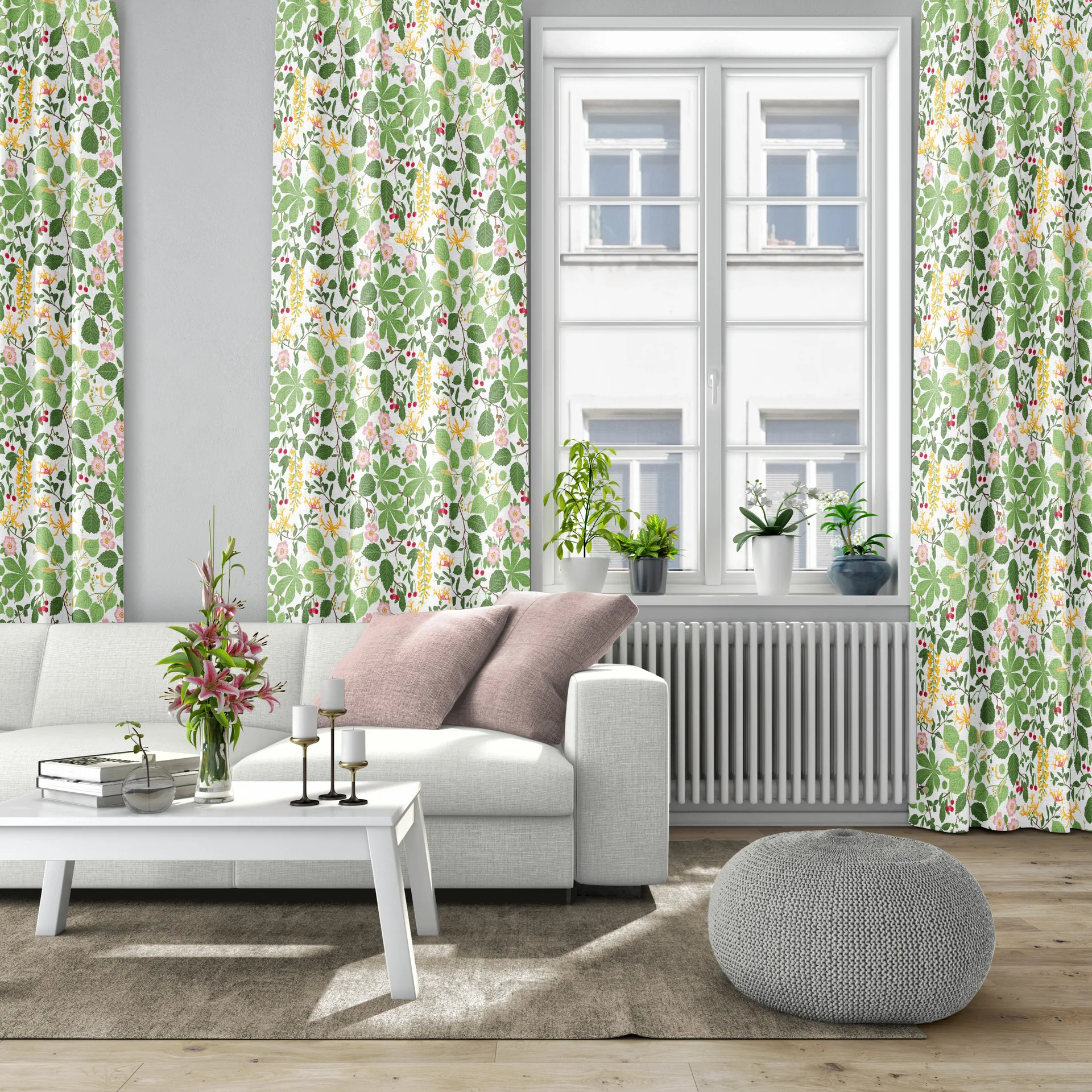 Tkanina Haga, Zielona Arvidssons Textil