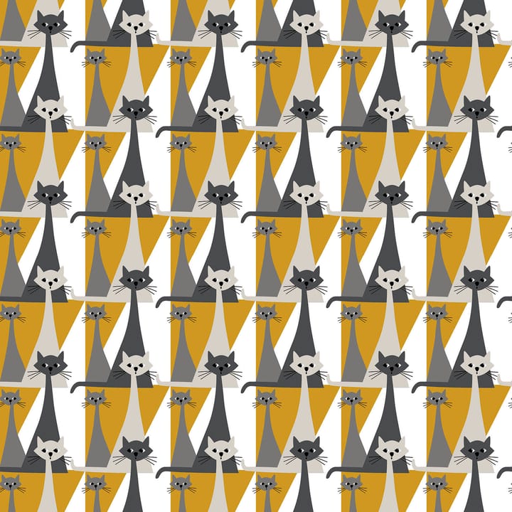 Tkanina Kitty - Żółty - Arvidssons Textil