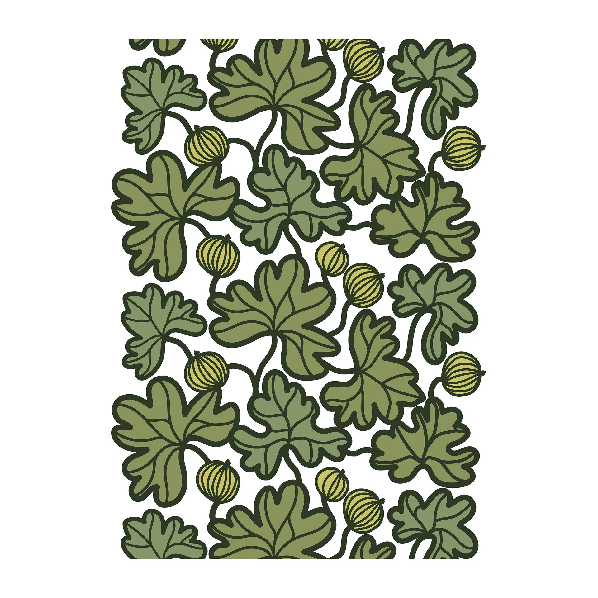 Tkanina Krusbär, Zielony Arvidssons Textil
