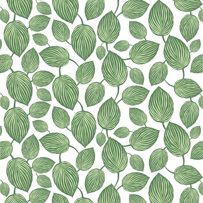 Tkanina Lyckans Blad - zielony - Arvidssons Textil