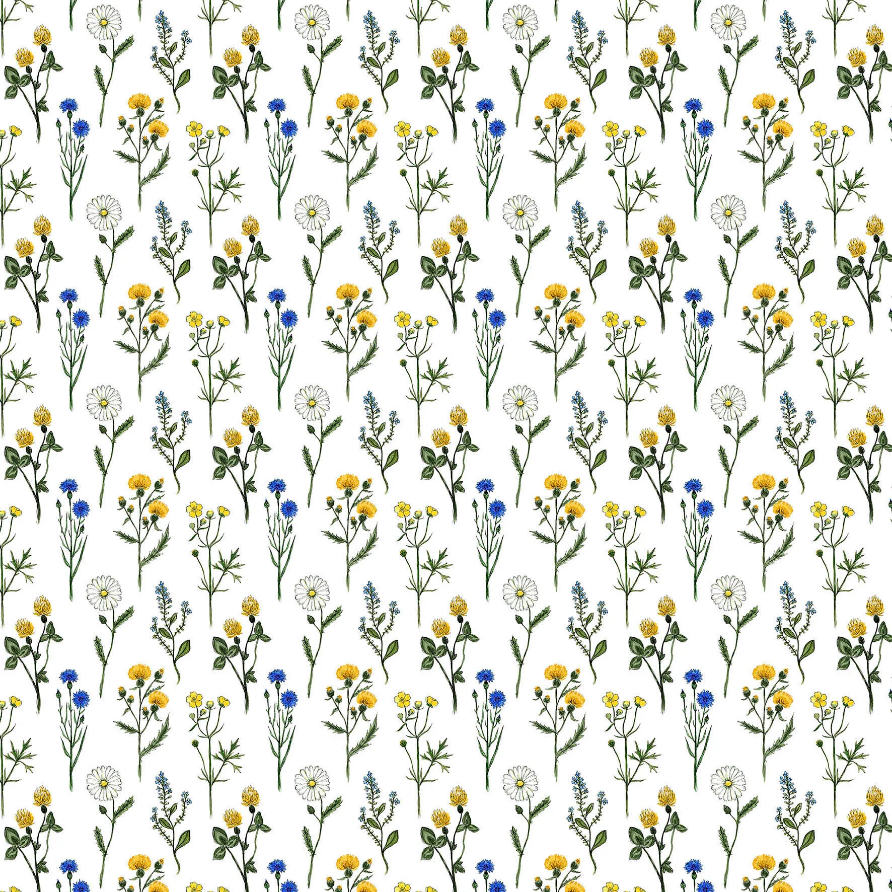 Tkanina Midsommar,  Arvidssons Textil