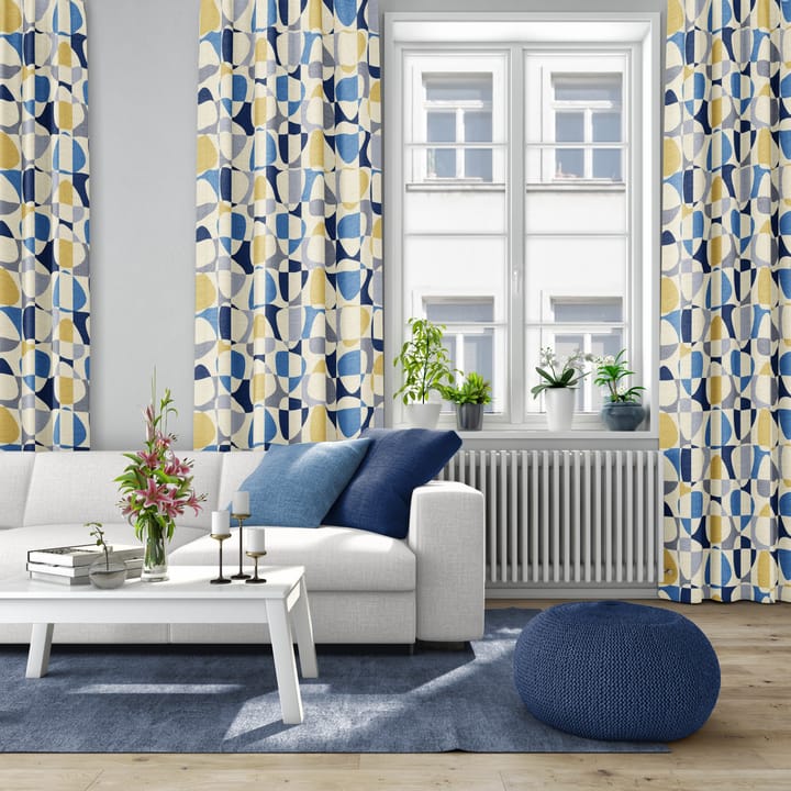 Tkanina Mosaik, Niebieski Arvidssons Textil