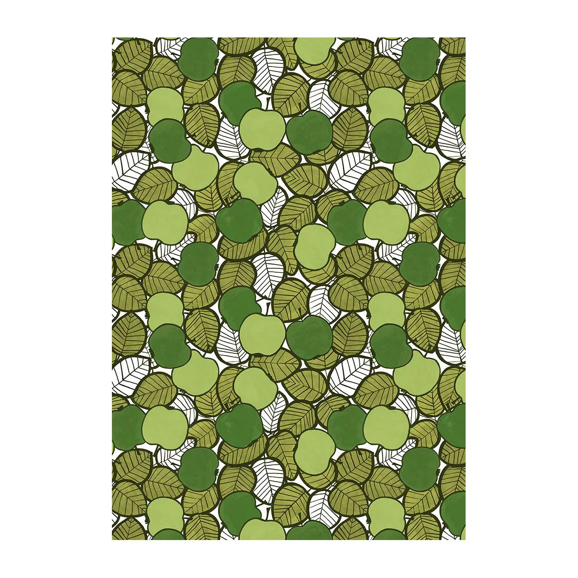 Tkanina Päppel, Zielony Arvidssons Textil