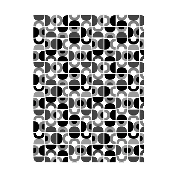 Tkanina Spiraldans - Szara - Arvidssons Textil