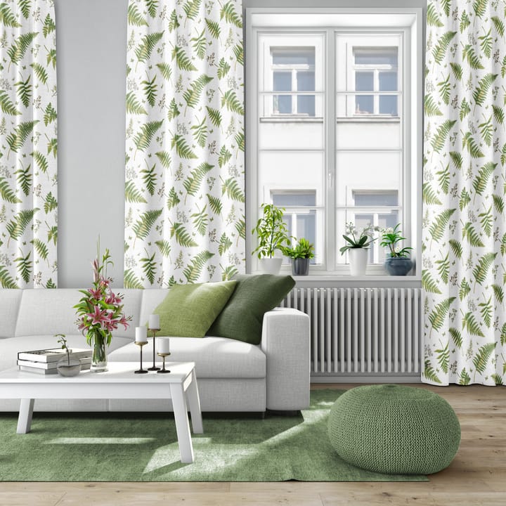 Tkanina z motywem paproci - Zielony - Arvidssons Textil