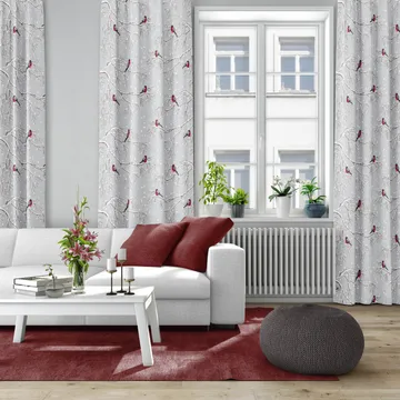 Vinterland tkanina - szary - Arvidssons Textil