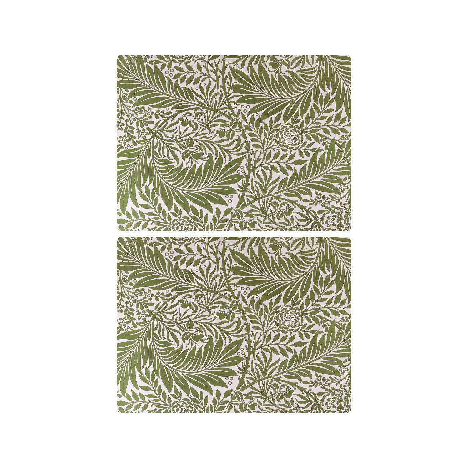 Åry Home Larkspur mata stołowa 2-pak 30x40 cm | Skandynawski Design | Podkładki | Zielony