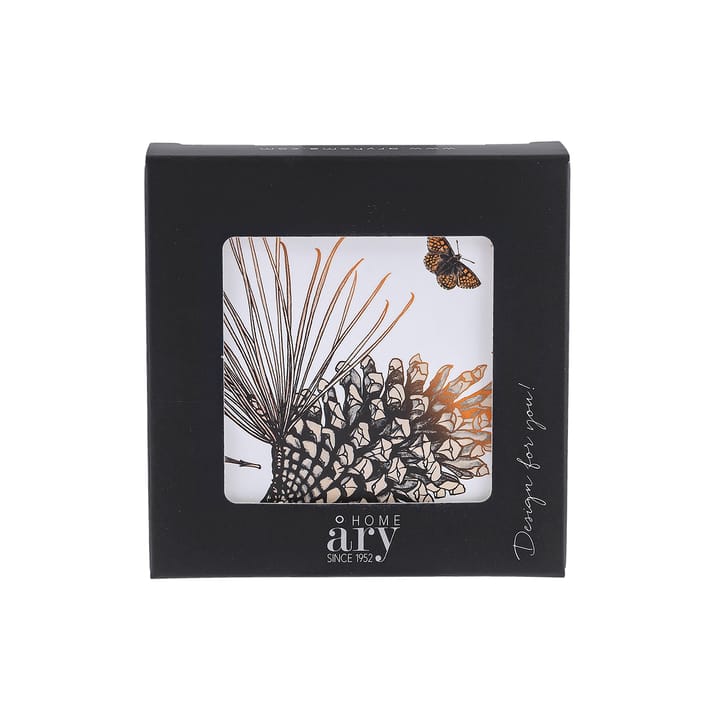 Podstawki pod szklanki Pine Cone 6-pak, Cotton white Åry Home