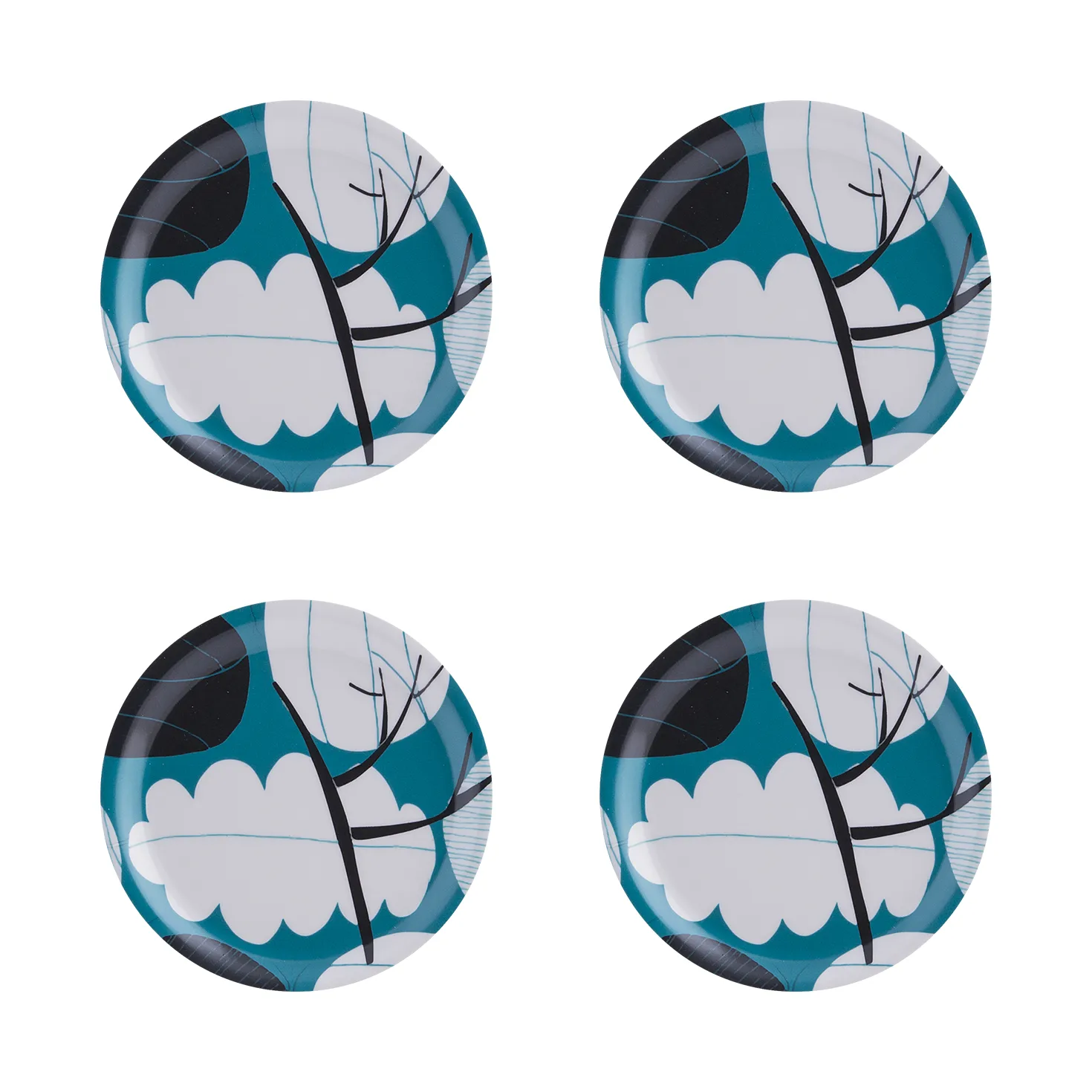 Podstawki pod szklanki Winter Tree 4-pak, ø 11 cm Åry Home