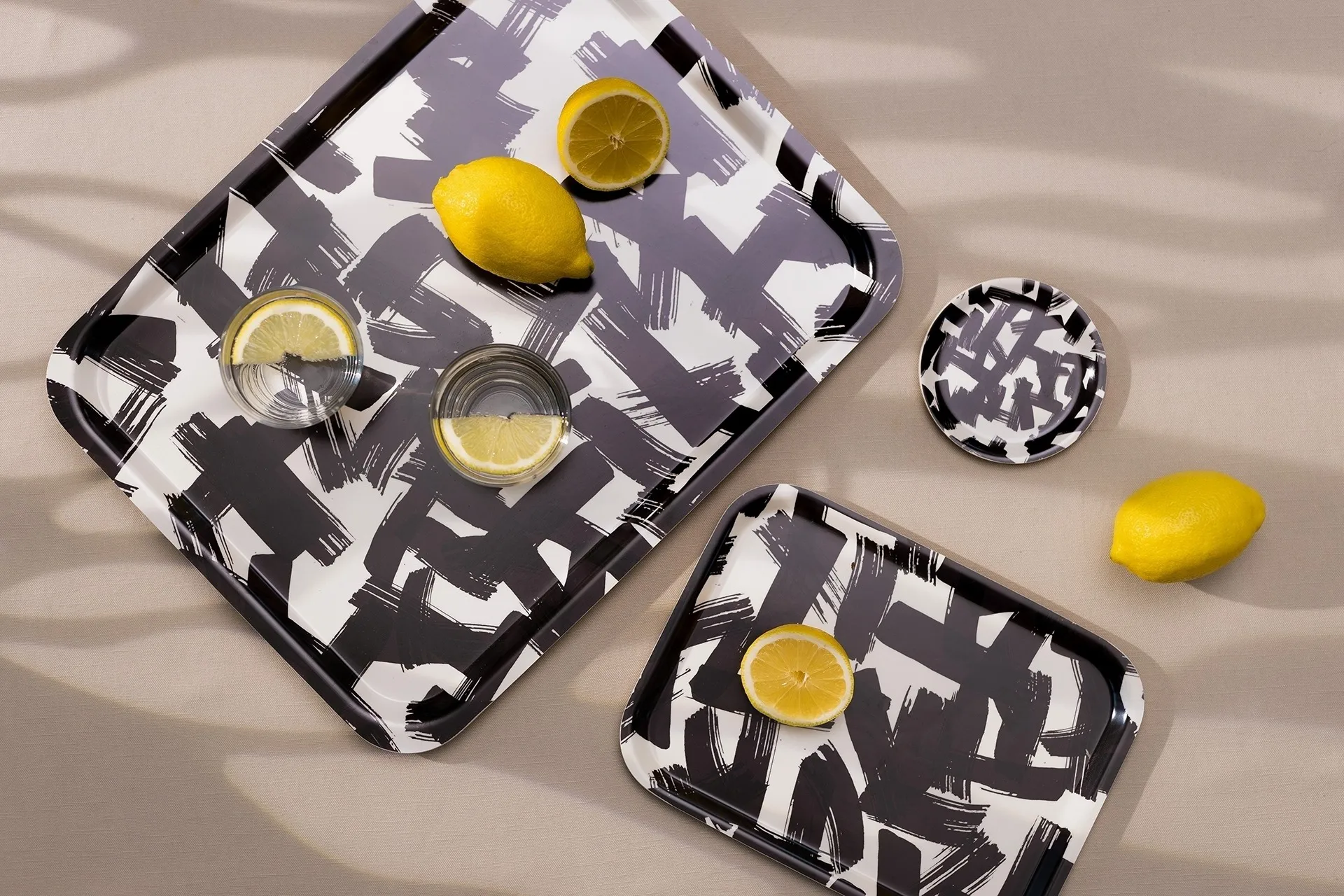 Taca Kryss 20x27 cm, Black-white Åry Home