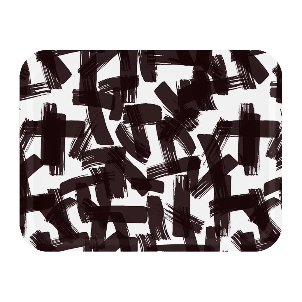 Taca Kryss 33x43 cm, Black-white Åry Home