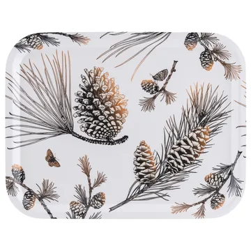 Taca Pine Cone 28x36 cm - Cotton white - Åry Home