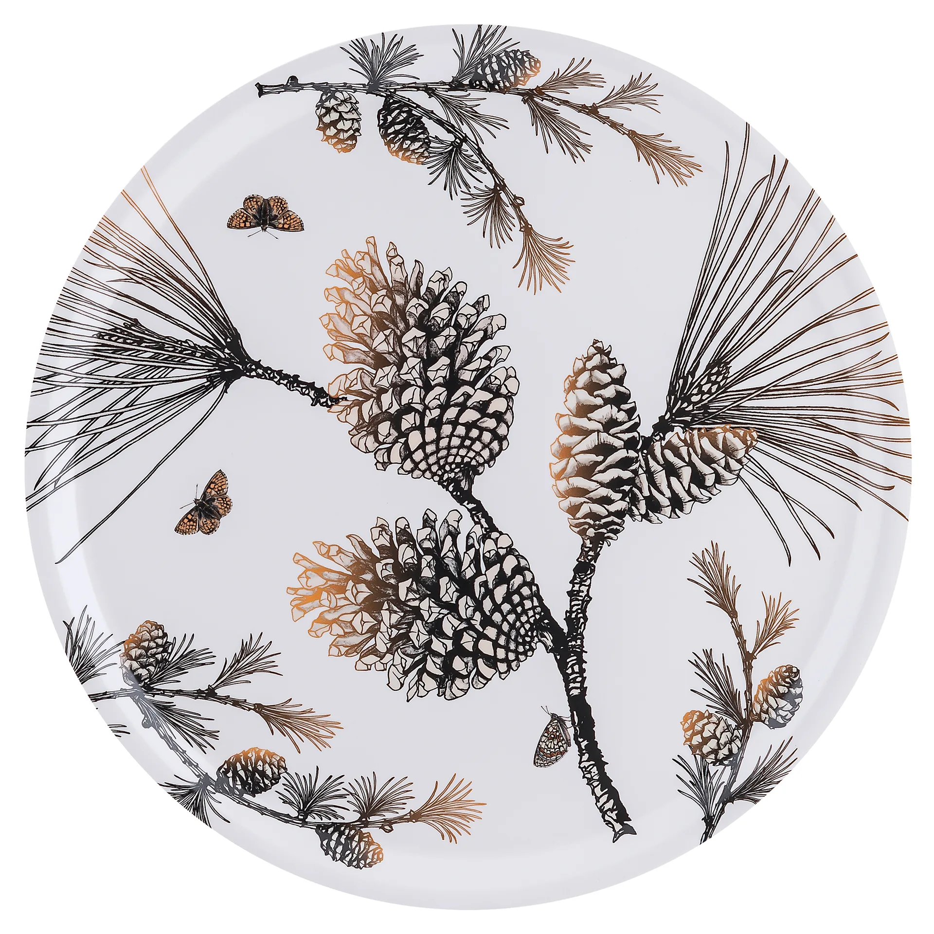 Taca Pine Cone Ø 38 cm, Cotton white Åry Home