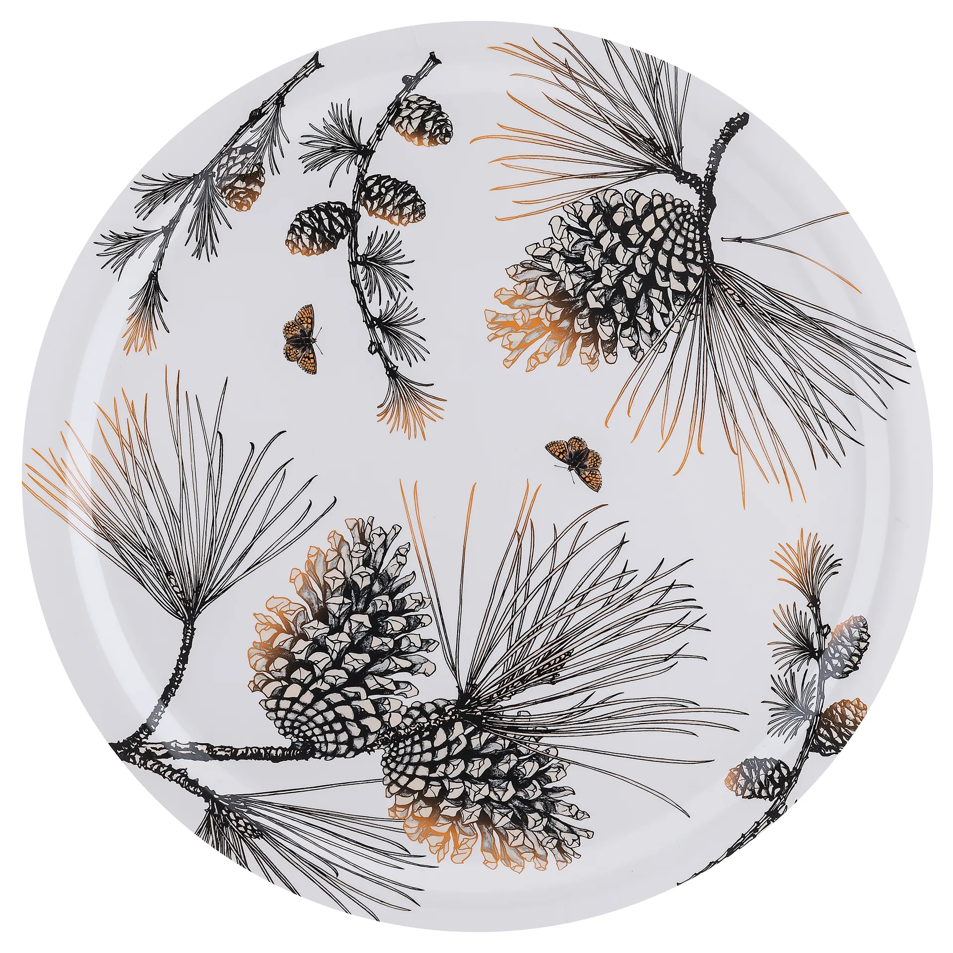 Taca Pine Cone Ø 49 cm, Cotton white Åry Home