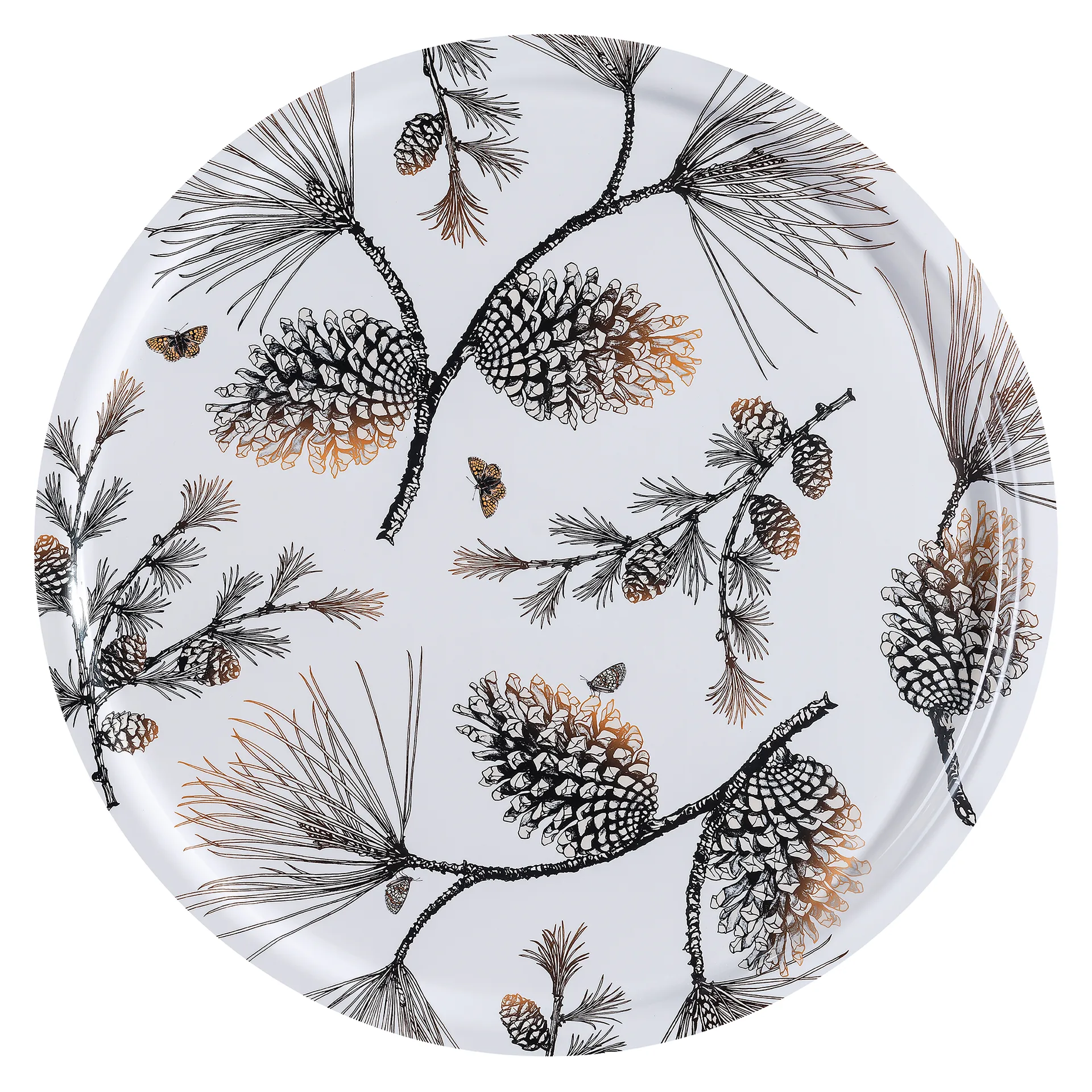Taca Pine Cone Ø 65 cm, Cotton white Åry Home