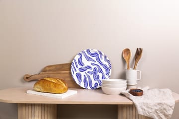 Taca Sudd Ø38 cm - Blue-white - Åry Home