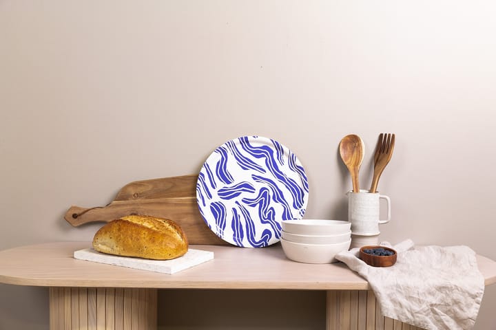 Taca Sudd Ø38 cm, Blue-white Åry Home