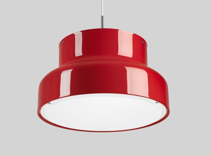 Lampa Bumling duża 600 mm, Czerwony-szkło opalowe Ateljé Lyktan
