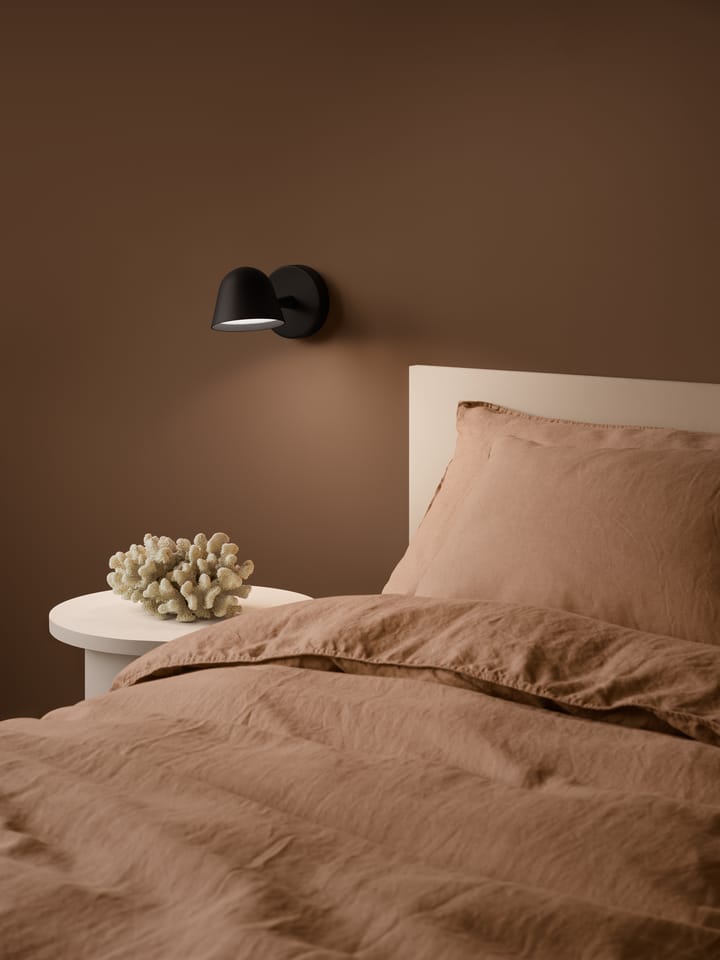 Lampa ścienna Charge Ø11,8 cm, Czarny Ateljé Lyktan