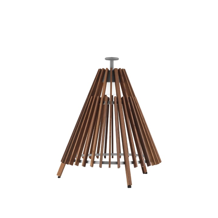Tipi lampa podłogowa - drewno jesionowe poddane obróbce cieplnej, 738, aluminium - Ateljé Lyktan