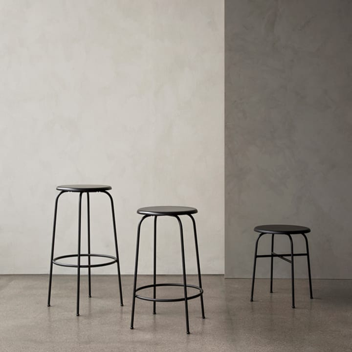 Afteroom krzesło barowe - czarny, niski - Audo Copenhagen
