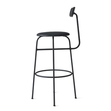 Afteroom krzesło barowe skórzane siedzisko  - czarny-czarny - Audo Copenhagen