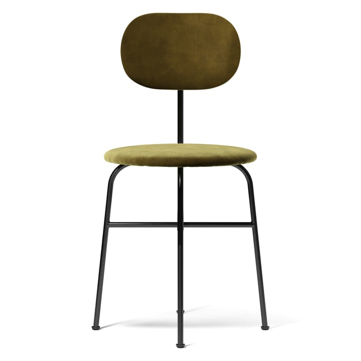 Afteroom - Krzesło do jadalni z czarnymi nogami i aksamitną tapicerką - City Velvet CA 7832/031 - Audo Copenhagen