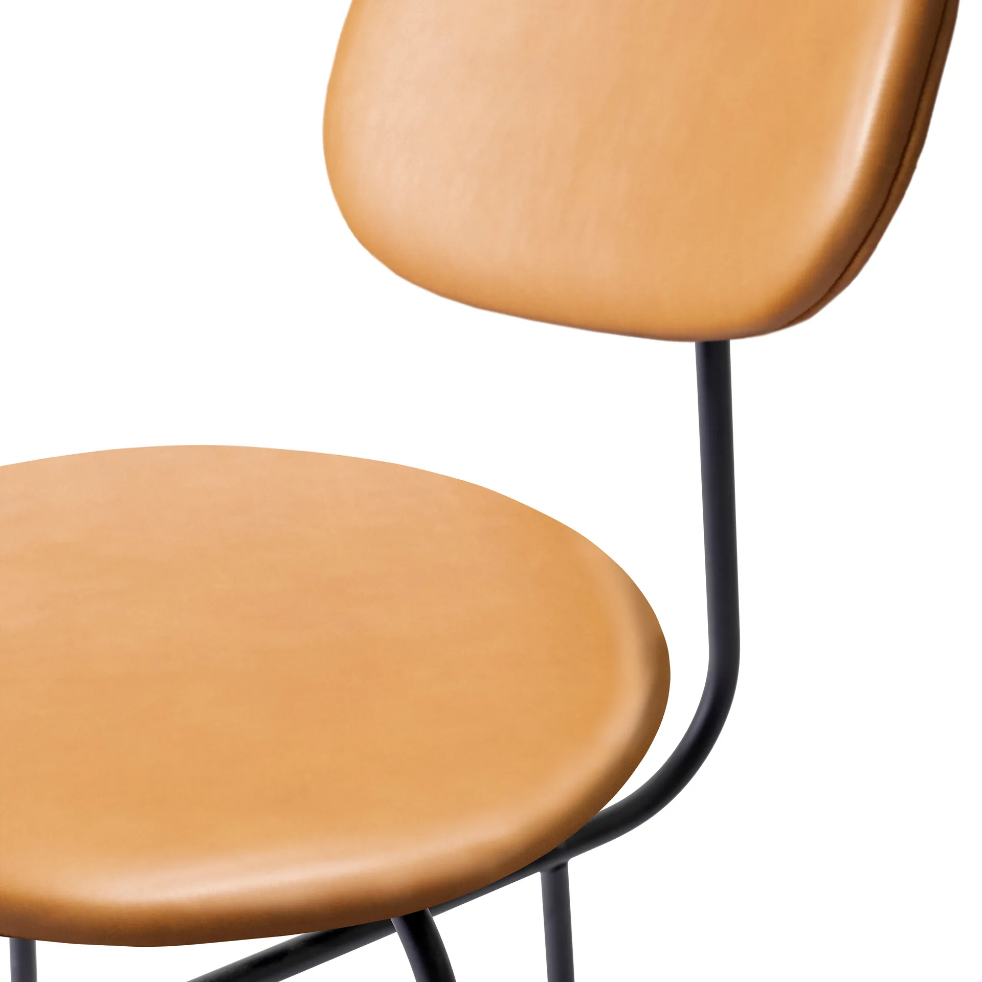 Afteroom plus krzesło tapicerka skórzana stołka barowego 63,5 cm, Dakar 0250 Audo Copenhagen