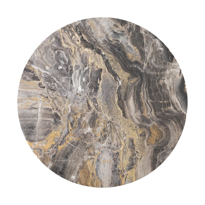 Androgyne blat do stolików bocznych Ø65 cm - Grey galaxy - Audo Copenhagen