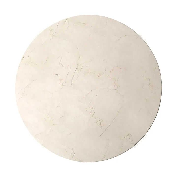 Androgyne blat do stolików bocznych - Crystal Rose, Ø65 cm - Audo Copenhagen