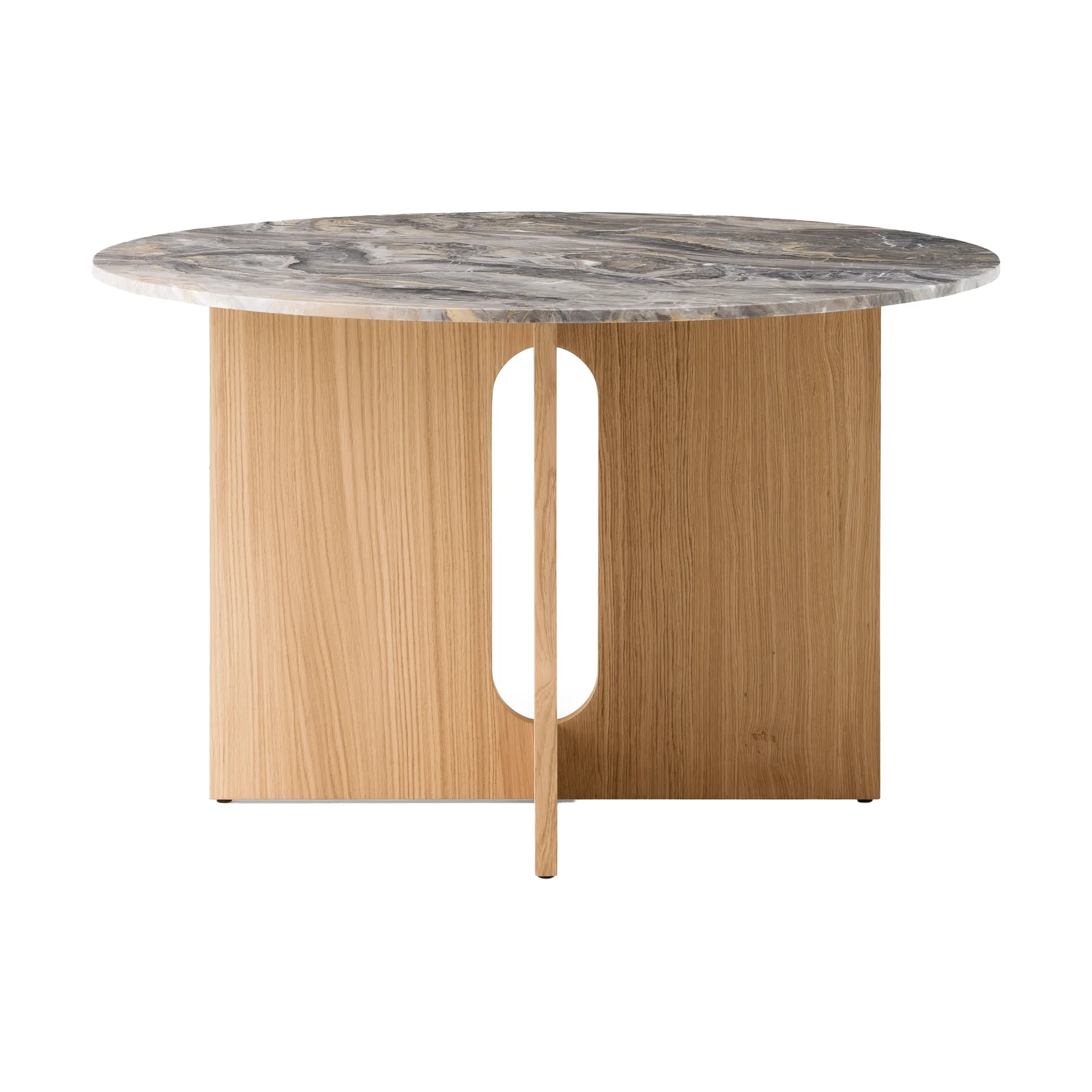Androgyne stół, Grey galaxy-nieobrobiony dąb Audo Copenhagen
