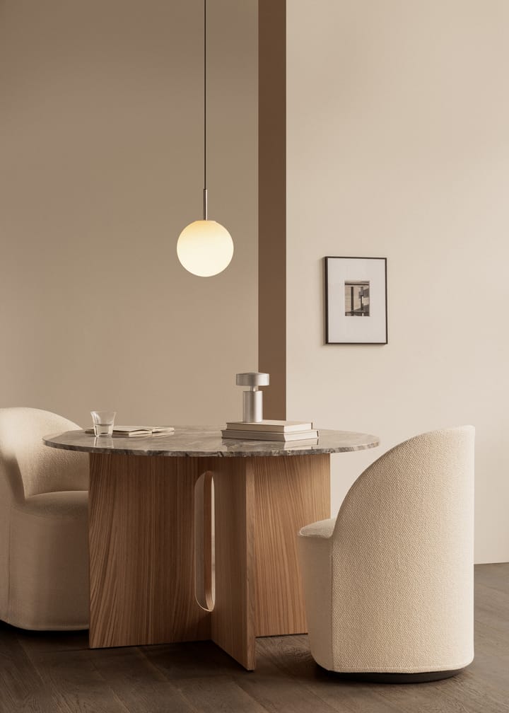 Androgyne stół, Grey galaxy-nieobrobiony dąb Audo Copenhagen