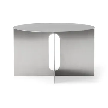 Androgyne stolików bocznych Ø63 cm - Brushed steel - Audo Copenhagen