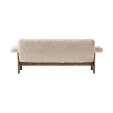 Brasilia kanapa 2-osobowa - Walnut-Nature sheepskin curly - Audo Copenhagen