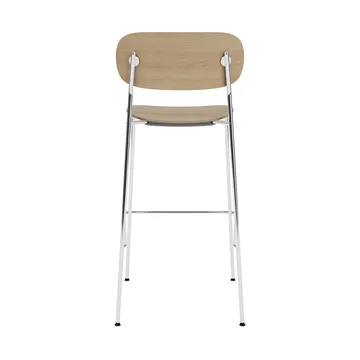 Co Bar Chair hoker - Dąb-chromowana stal, 75 cm - Audo Copenhagen