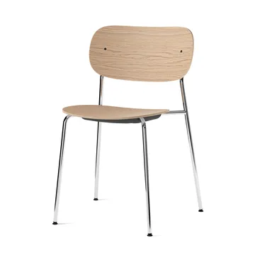 Co krzesło z chromowanymi nogami - Dąb - Audo Copenhagen