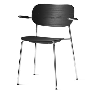 Co krzesło z podłokietnikiem i chromowanymi nogami - Czarny dąb - Audo Copenhagen
