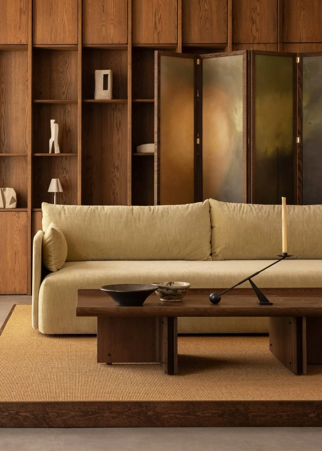 Conrad Lounge Table dąb, Ciemnobejcowany dąb, 149x74 cm Audo Copenhagen
